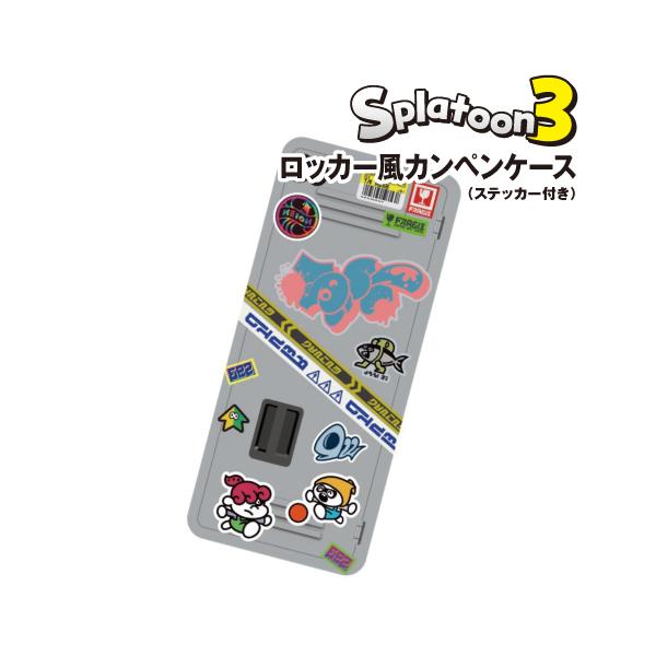 エンスカイ スプラトゥーン3 ロッカー風カンペンケース(ステッカー付き