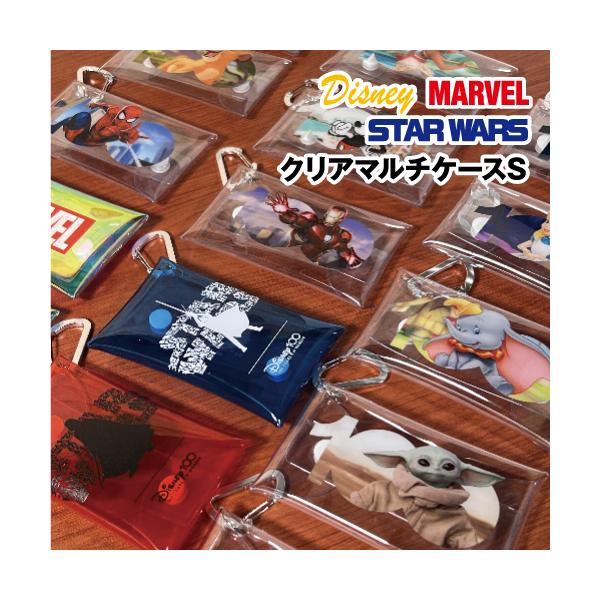 ウォルト・ディズニー・カンパニー創立100周年を記念して作られたデザインのクリアマルチケースが登場です！人気のディズニー、MARVEL、スターウォーズなどウォルト・ディズニー・カンパニーの作品が勢揃い。通常のポーチとしての使用はもちろんOK...