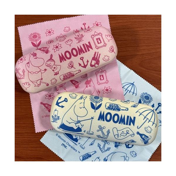 ムーミン/MOOMIN メガネケース サマーシリーズ MOM-852-3 / ピンク ブルー