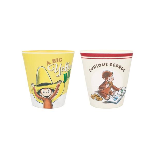 おさるのジョージ マットメラミンカップ OG-5526743-4 /スケッチスタイル/黄色い帽子 絵本の時間