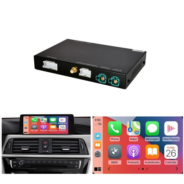 NINETOM Wireless Carplay Retrofit Kit Decoder for BMW CIC System 1 3 5 6 7 Serie
