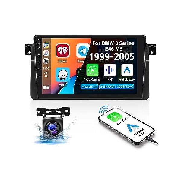 Android 11 Car Stereo with Apple CarPlay Android Auto Compatible with 1999-2005 
