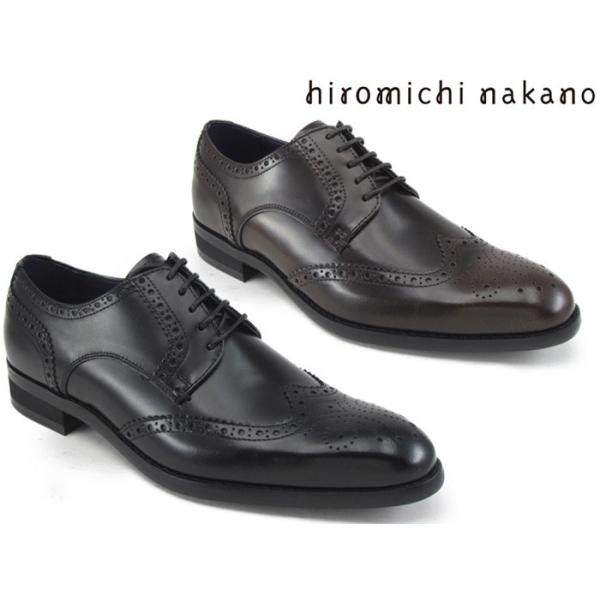 良品】ナカノヒロミチ ウィングチップ レザーシューズ