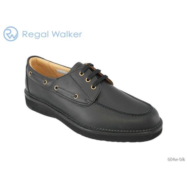 リーガル ウォーカー REGAL WALKER 604WAH1 撥水加工の牛革ビジネスシューズ（３アイレットモカ）604W AH1 ブラック