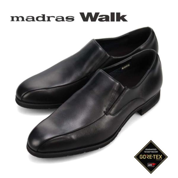 【未使用】 madras Walk GORE-TEX 本革 ジップ 幅広 26 madras（マドラス） 製 madras Walk マドラスウォーク GORE-TEX