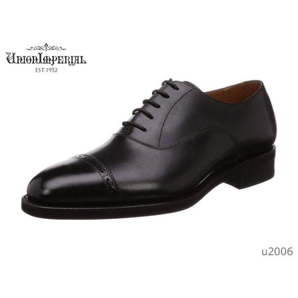 ノリノリ　ユニオンインペリアル　ストレートチップ　ビジネスシューズ　黒 ストレートチップシューズ／UNION IMPERIAL監修／カウレザー