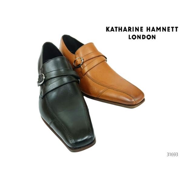 KATHARINE HAMNETT ビジネスシューズ モンクストラップ 26.5 楽天市場