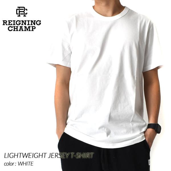 REIGNING CHAMP LIGHTWEIGHT JERSEY T-SHIRT WHITE レイニング