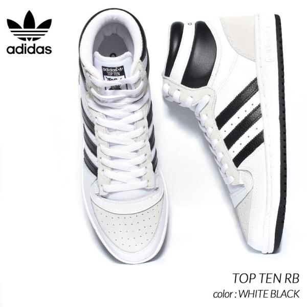 adidas TOP TEN RB ”WHITE BLACK” アディダス トップテン ハイカット スニーカー 白 ホワイト 黒 ブラック メンズ GX0741 :3911:PRECIOUS PLACE 通販 アディダス ADIDAS アディダス ミッド コア 白色 ホワイト 黒色 ブラック