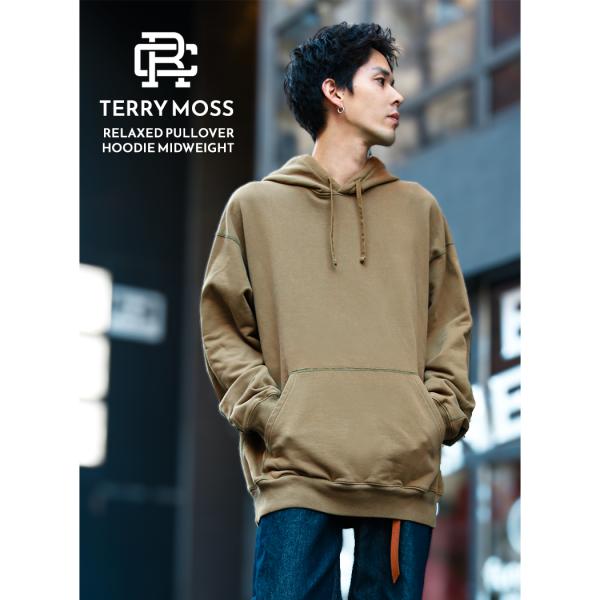 REIGNING CHAMP RELAXED PULLOVER HOODIE MIDWEIGHT TERRY MOSS