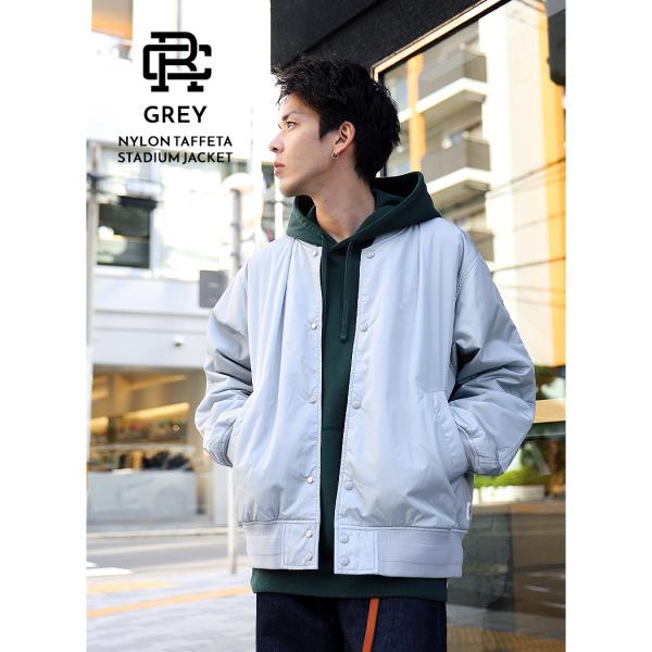 REIGNING CHAMP Nylon Taffeta Stadium Jacket 