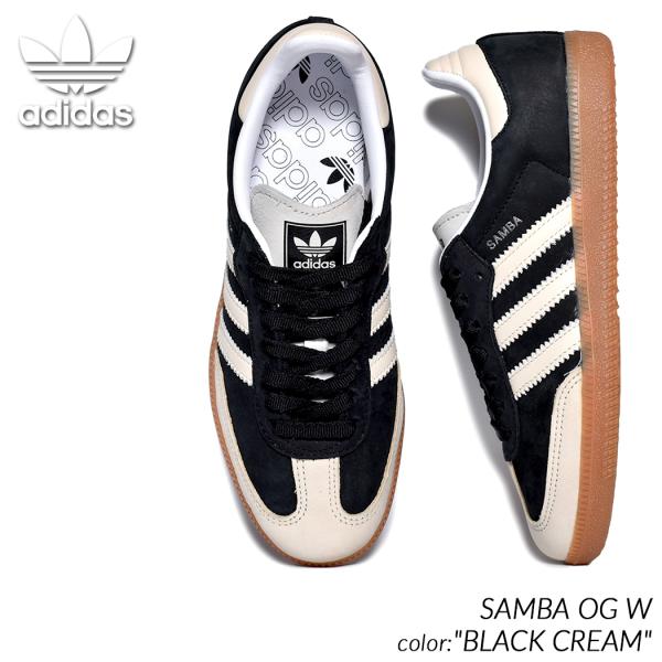 adidas SAMBA OG W "BLACK CREAM" アディダス サンバ スニーカー ( 黒 ブラック クリーム ベージュ spezial メンズ レディース IE5836 )