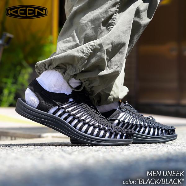 KEENメンズ ユニーク [25cm] 1014097 キーン（KEEN）（メンズ）ユニーク UNEEK ブラック 黒 Black