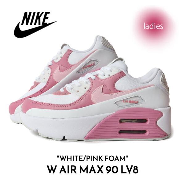 WAAC ホワイト/ピンク スニーカー Amazon | [ナイキ] AIR MAX 90 GS PINK FOAM/WHITE/PINK RISE