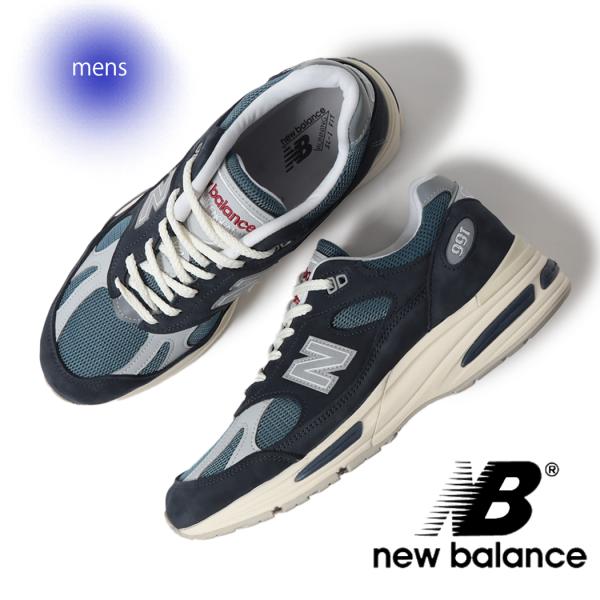 New Balance 991 ネイビー/グレー - メルカリ