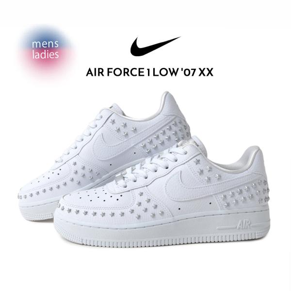 未使用 NIKE スニーカー AR0639-100 エアフォース1 スタッズ 楽天市場】NIKE WMNS AIR FORCE 1 07 XX white/white-wht ar0639