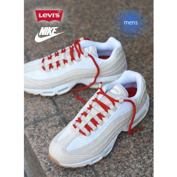 【極小】リーバイス　ナイキ　エアマックス95 ホワイト 24センチ NIKE × Levi's ナイキ エアマックス 95 スニーカー AIR MAX OG