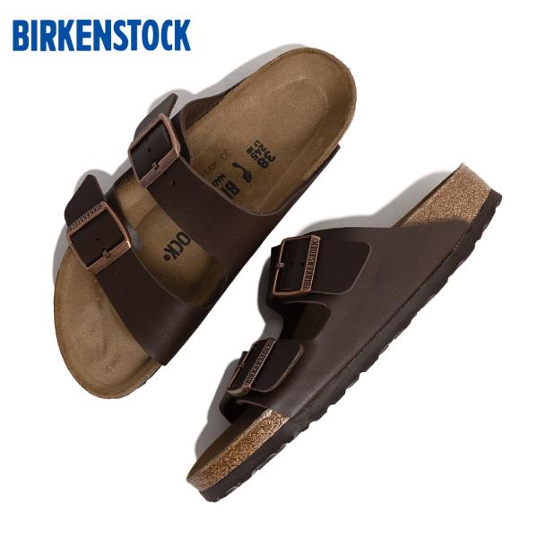 『新品未使用』BIRKENSTOCK アリゾナ　45 ダークブラウン BIRKENSTOCK ビルケンシュトック ARIZONA アリゾナ バックル サンダル