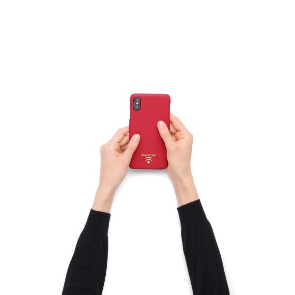 プラダ Max Prada Iphone Xs Xs Max Iphonexsmax アイフォンケース レッド ゴールド ブランド レザー 1zh0qwaf068zprada1zh0qwaf068z ブランドショップprecious