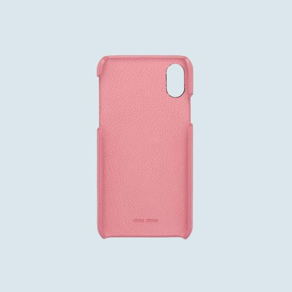 ミュウミュウ Miu Miu Miu Miu Iphone X Iphonex アイフォンケース クリスタル Iphonexs ピンク ゴールド ハート クリスタル メタル リング ゴートレザー 5zh05d7mf0028miumiu5zh05d7mf0028 ブランドショップprecious