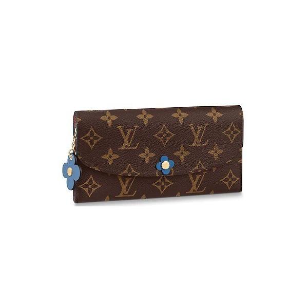 ルイヴィトン Louis Vuitton 財布 長財布 長財布 フラップ かぶせ フラップ 限定 二つ折り ２つ折り モノグラム フラワー ブルー ピンク ゴールド M635louisvuittonm635 ブランドショップprecious 絶妙なデザイン の 大放出セール の
