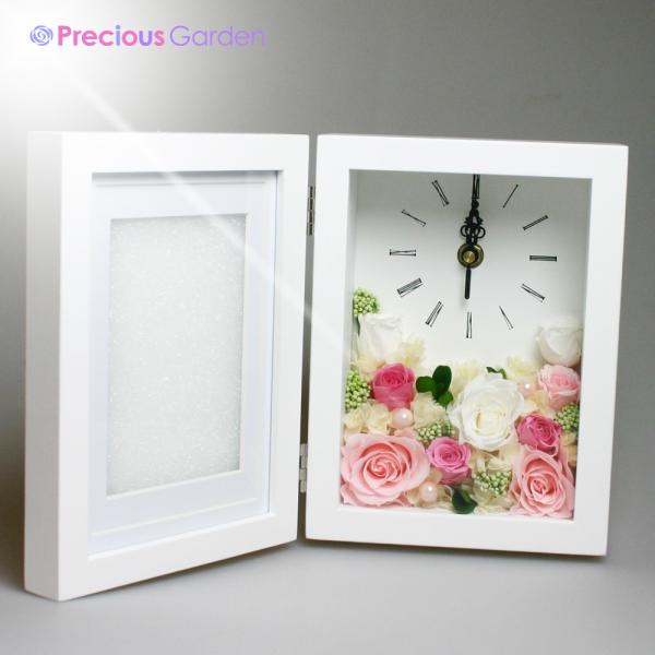 プリザーブドフラワーでアレンジした時計 写真立て 母の日 お祝い Precious Garden Buyee Buyee Japanese Proxy Service Buy From Japan Bot Online