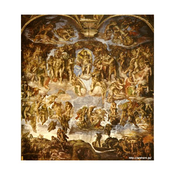 絵画 インテリア ミケランジェロ 最後の審判 所蔵 システィーナ礼拝堂 原画同縮尺近似8号 Michel ブリリアント オンラインショップ 通販 Yahoo ショッピング