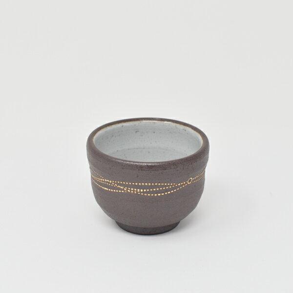 森修焼（しんしゅうやき） 焼締 手造りぐい呑み W67×H52mm 容量：100ml