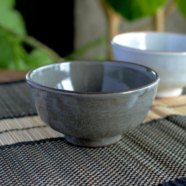 森修焼（しんしゅうやき） 土物茶碗 淡墨（うすずみ） : プレマ