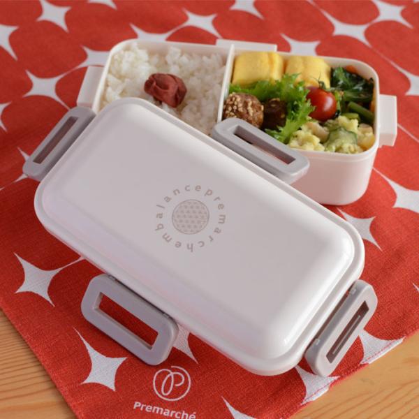 鮮度保持素材であるEMBALANCE（エンバランス）加工を施したプレマルシェオリジナルのランチボックスお客様のアイデアから生まれたpremarchembalanceのお弁当箱です。ドーム型のフタでふわっと盛り付けられるため、ごはんもおかずも...