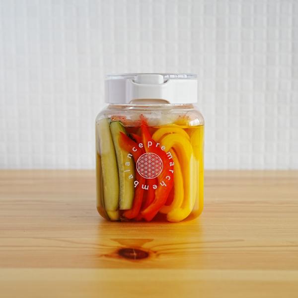 プレマルシェ×エンバランスコラボ premarchembalance ワンタッチストッカー 850ml