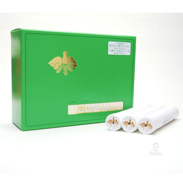 ビワの葉温灸(太棒モグサ16本入り) + ビワの葉オマケ付き びわの葉温灸太棒もぐさ 16本入（お徳用） : プレマシャンティ - 通販