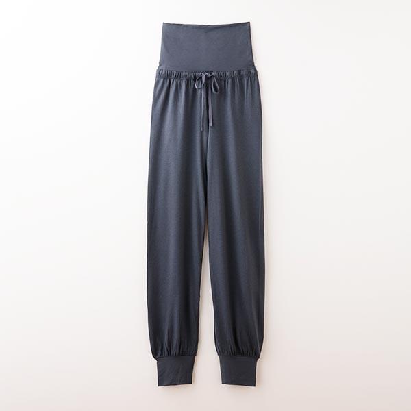 竹布-TAKEFU- リラックスパンツ Ladies スモーキーネイビー/M-Lサイズ