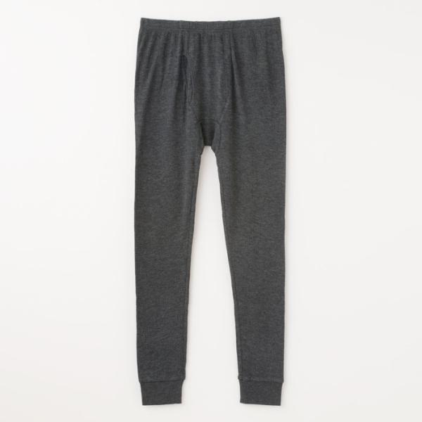 竹布-TAKEFU- メンズ癒布(ゆふ)レギンス 深煤竹／M-L