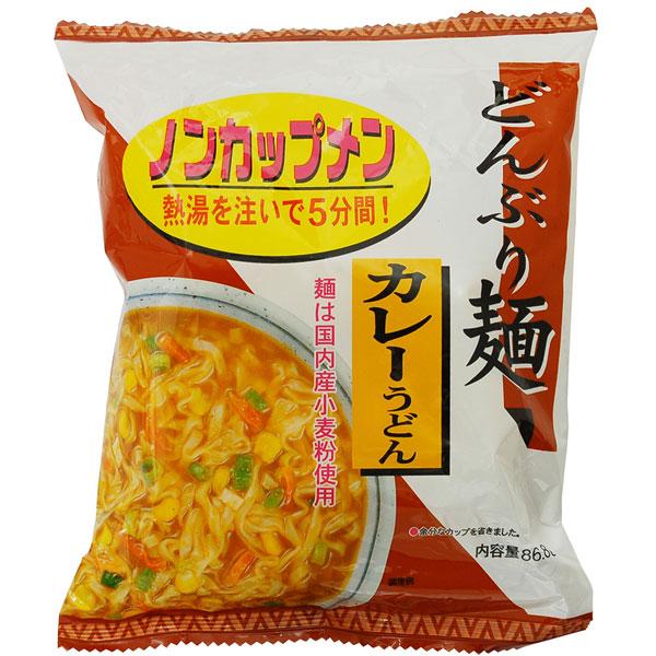 どんぶりに入れて熱湯を注ぐだけで手軽に食べられる「ノンカップメン」。かやくにコーン・人参・ねぎを使用したカレーうどんです。■原材料： 味付け油揚げめん（小麦粉(国内産100％）、パーム油、馬鈴薯でん粉（遺伝子組換えでない）、食塩、醤油（大豆...