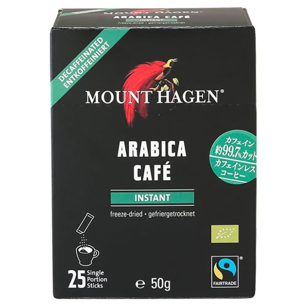 他サイト： マウントハーゲン オーガニックカフェインレスインスタントコーヒー 2g×25の商品画像