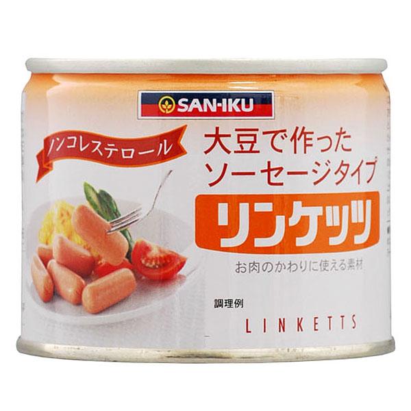 大豆たんぱくと卵白から生まれた植物性たんぱく食品。肉を使用しない、ノンコレステロールの植物性ソーセージです。原材料： なたね油（国内製造）、繊維状大豆たん白、粉末状大豆たん白、卵白粉（卵を含む）、植物性粉末ブイヨン（小麦を含む）、塩、砂糖、...