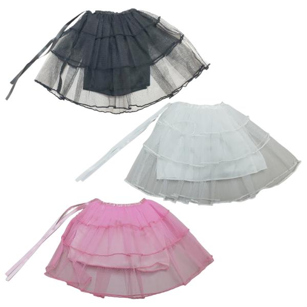 ドール用インナー 人形用 着せ替え 着替え おもちゃ 本物そっくり60cmドール用パニエ ブラック 黒 ピンク ホワイト 白 セクシー sexy かわいい したぎ 下着 通販