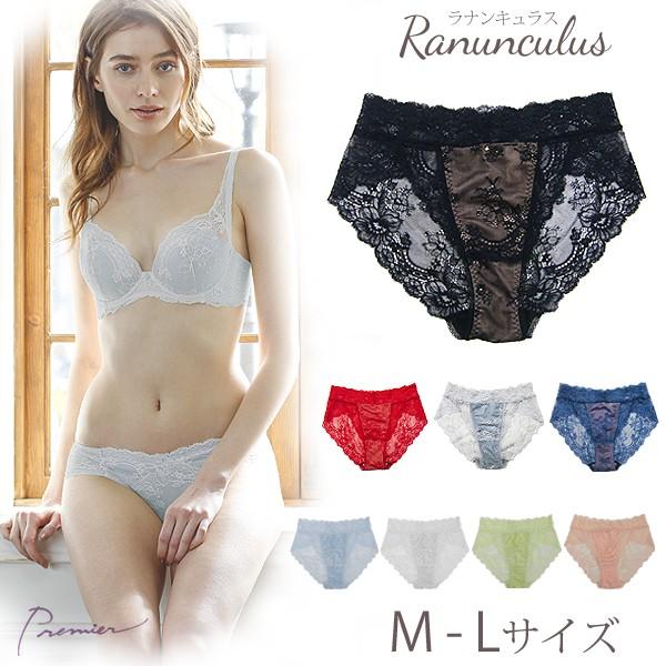 レディースショーツ 深丈 快適下着 デイリー レース かわいい 深ばき ブラック 黒 パンツ ランジェリー セクシー SEXY 女性用 通販 ラナンキュラス 30代 40代