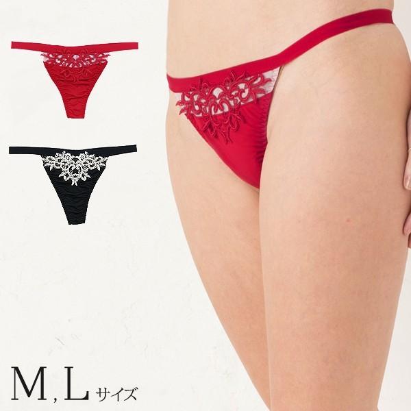 Tバック Tショーツ タンガ ヒップハンガー ヒップハング M L ブラック 黒 女性 セクシー sexy ランジェリー かわいい レース 下着 通販 パルメラ 30代 40代