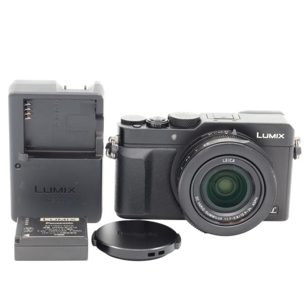 LUMIX DMC-LX100-K 美品 動作確認済 Panasonic 中古 1年保証 良品 LUMIX DMC-LX100-K ブラック