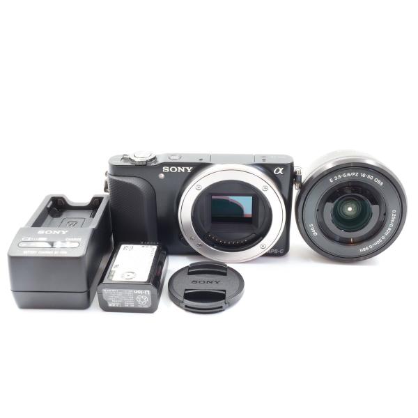 中古 １年保証 良品 SONY NEX-3N パワーズームレンズキット (PZ 16-50mm) ブラック [NEX-3NL]