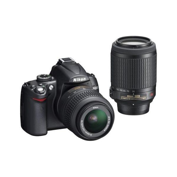 ニコン 中古 1年保証 美品 Nikon D5000 18-55mm VR 55-200mm