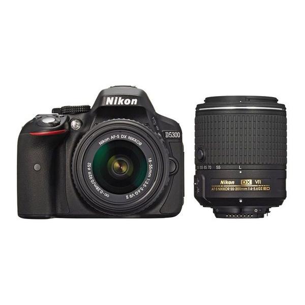 ニコン（Nikon） 中古 1年保証 美品 Nikon D5300 18-55mm 55-200mm II 