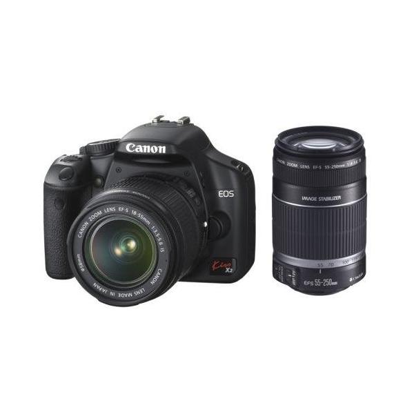 キヤノン 中古 1年保証 美品 Canon EOS Kiss X2 ダブルズーム