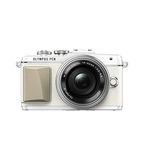 【美品】OLYMPUS PEN Lite E-PL7 EZレンズキット ホワイト オリンパス OLYMPUS PEN Lite E-PL7 14-42mm EZレンズキット [ホワイト