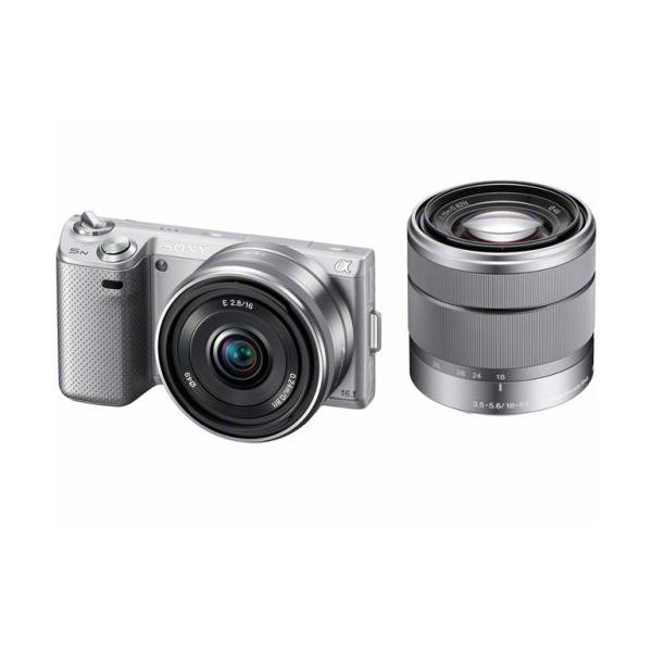 SONY 中古 1年保証 美品 NEX-5N ダブルレンズキット (E 18-55mm + 16mm