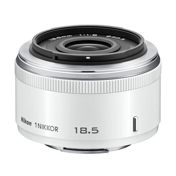 中古 1年保証 美品 Nikon 1 18.5mm F1.8 ホワイト : pre707140 