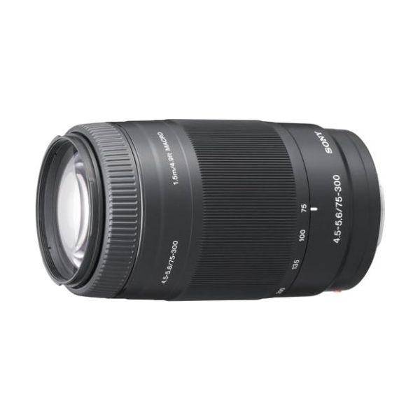 【美品】SONY ソニー75-300mm 望遠レンズ レンズフード付き SONY ソニー75-300mm レンズフード付き 望遠レンズ F4.5-5.6