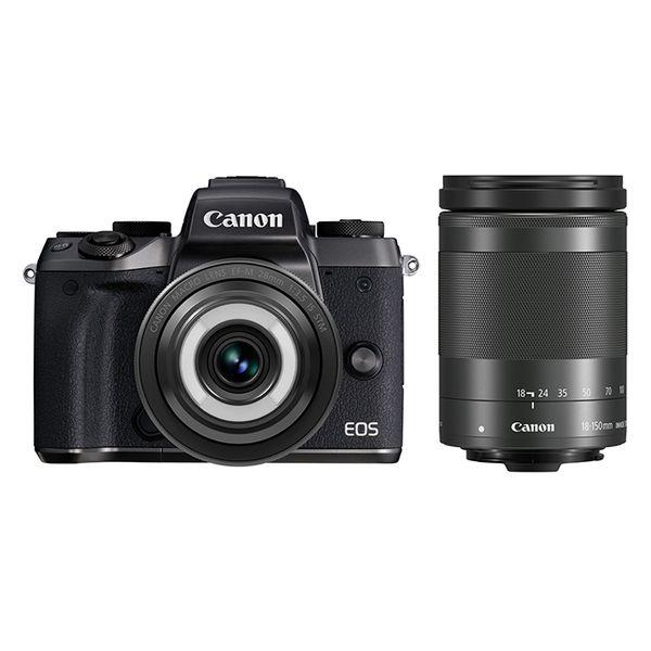 キヤノン 中古 1年保証 美品 Canon EOS M5 28mm 18-150mm ダブル 